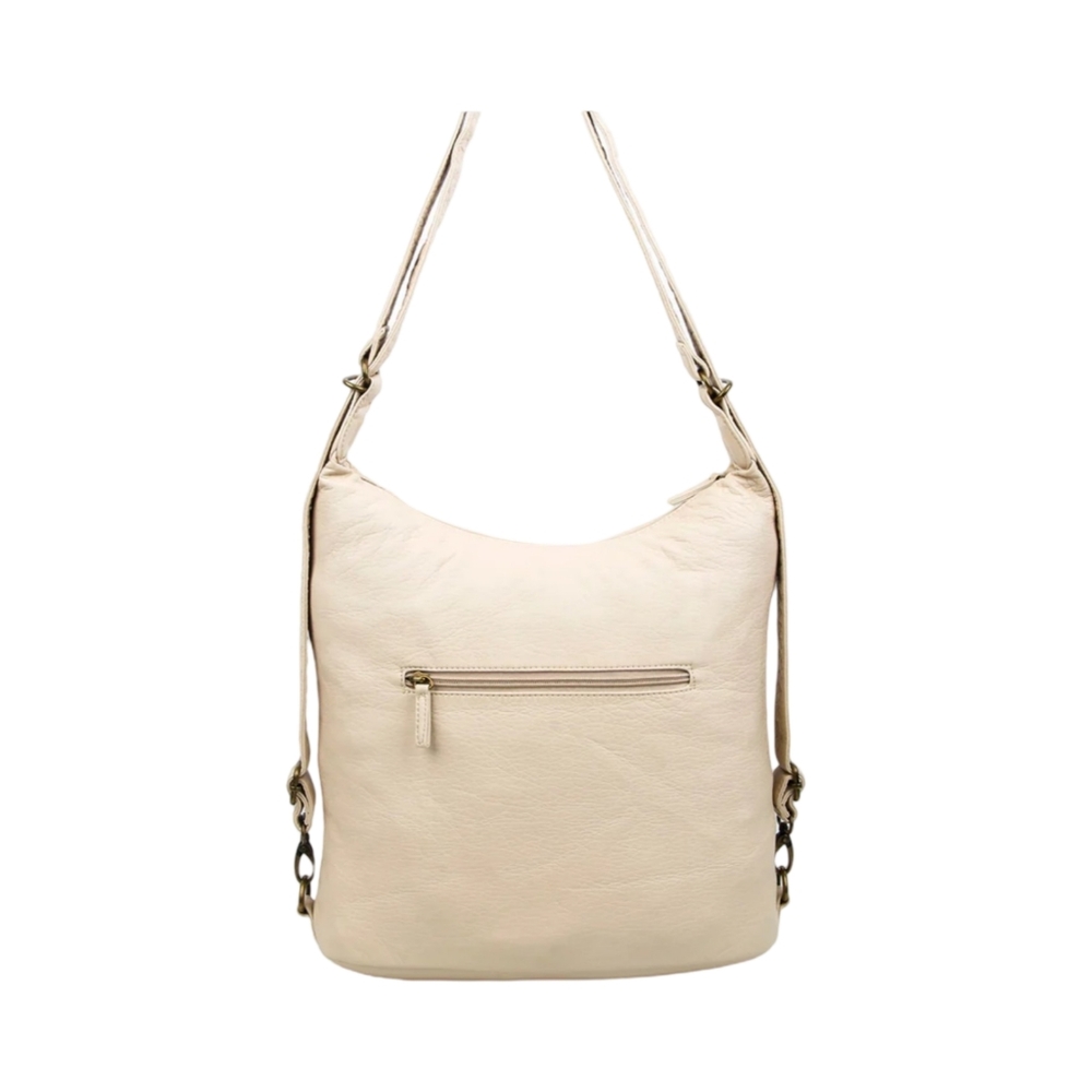 New Ampere Creations The Lisa Convertible Backpack Crossbody in Orange - Picture 9 of 10